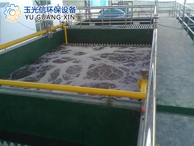 造紙廢水處理設備運行現場